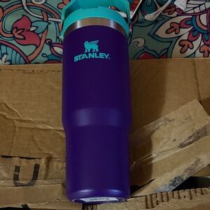 Stanley Vibrant Purple Tumbler with Teal Lid